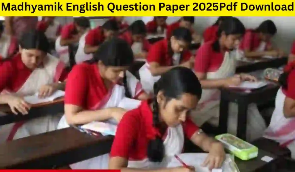 Madhyamik English Question Paper 2025